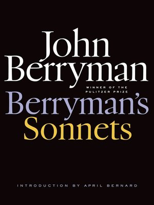cover image of Berryman's Sonnets